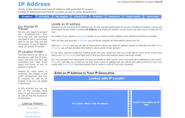Come vedere indirizzo IP con Servizi Online Come vedere indirizzo IP con Servizi Online